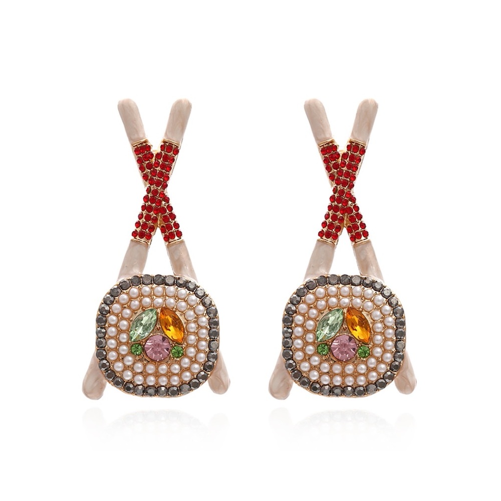 Baublebar Rhinestone Sushi Earrings